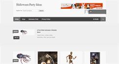 Desktop Screenshot of myhalloweenpartyideas.com